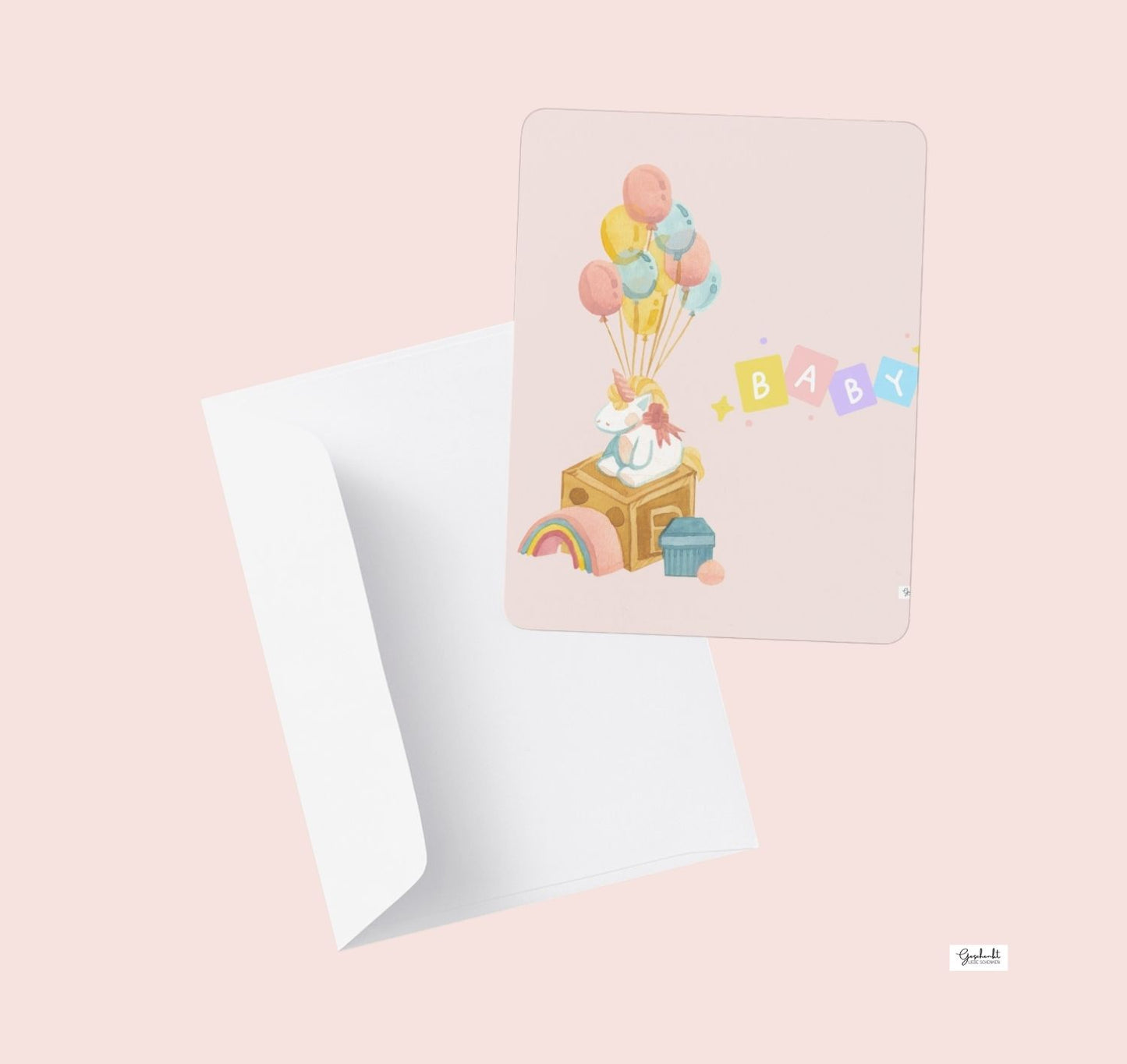 Unicorn Baby Card