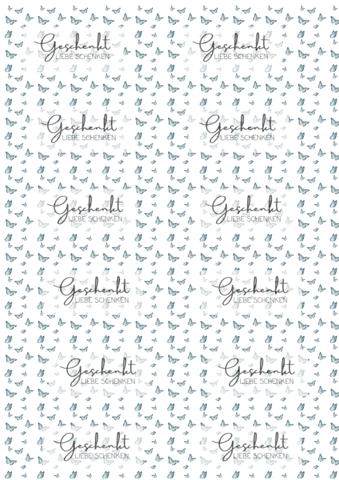 Butterfly Designer Paper