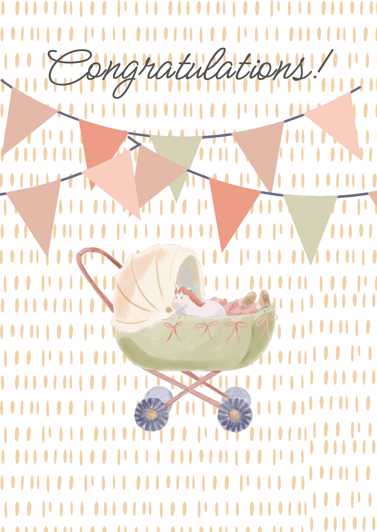 Congratulations Baby Girl Card