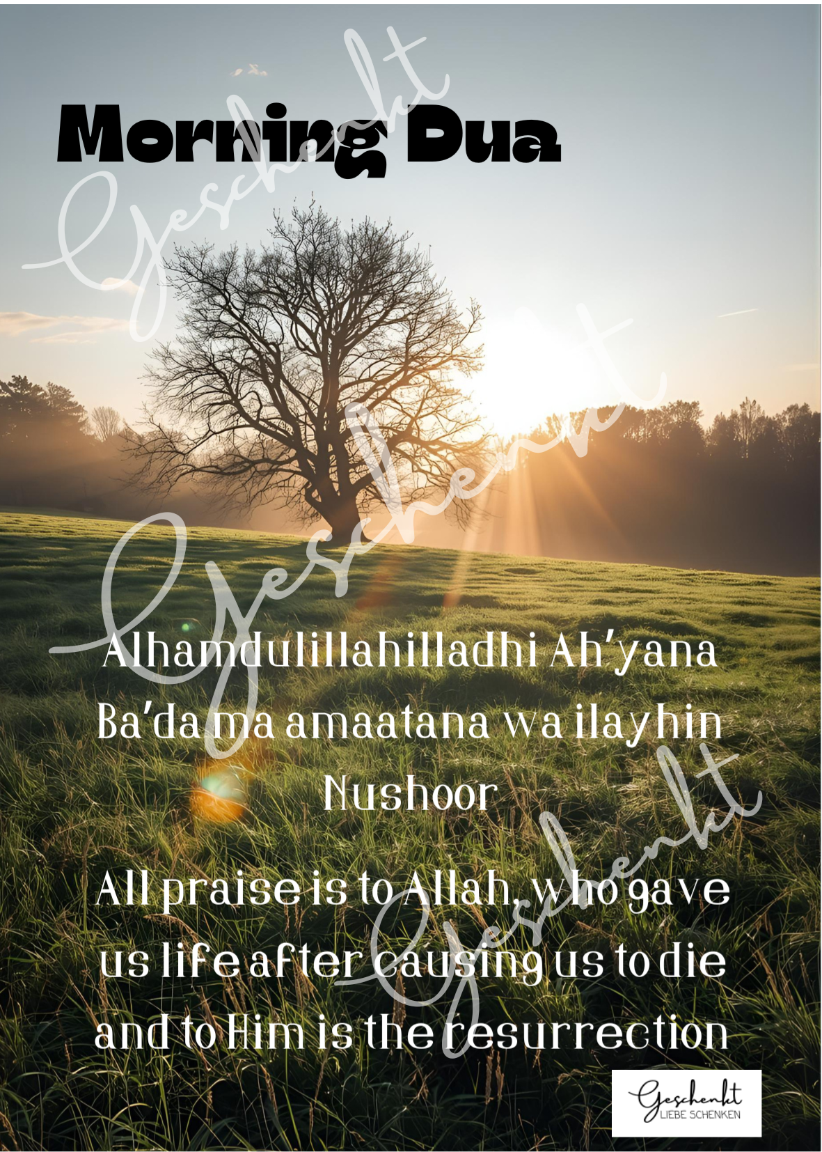 Morning Dua Collection