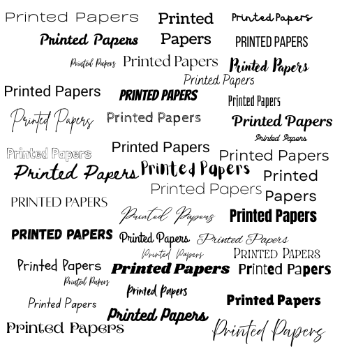 Printed Pages