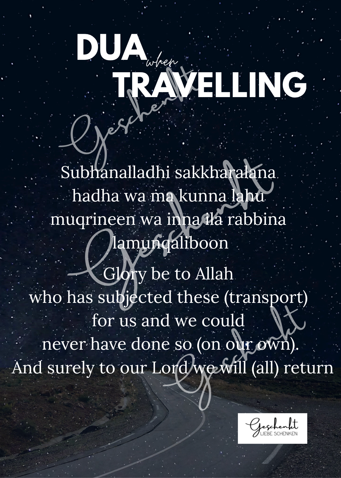 Travel Duas Collection