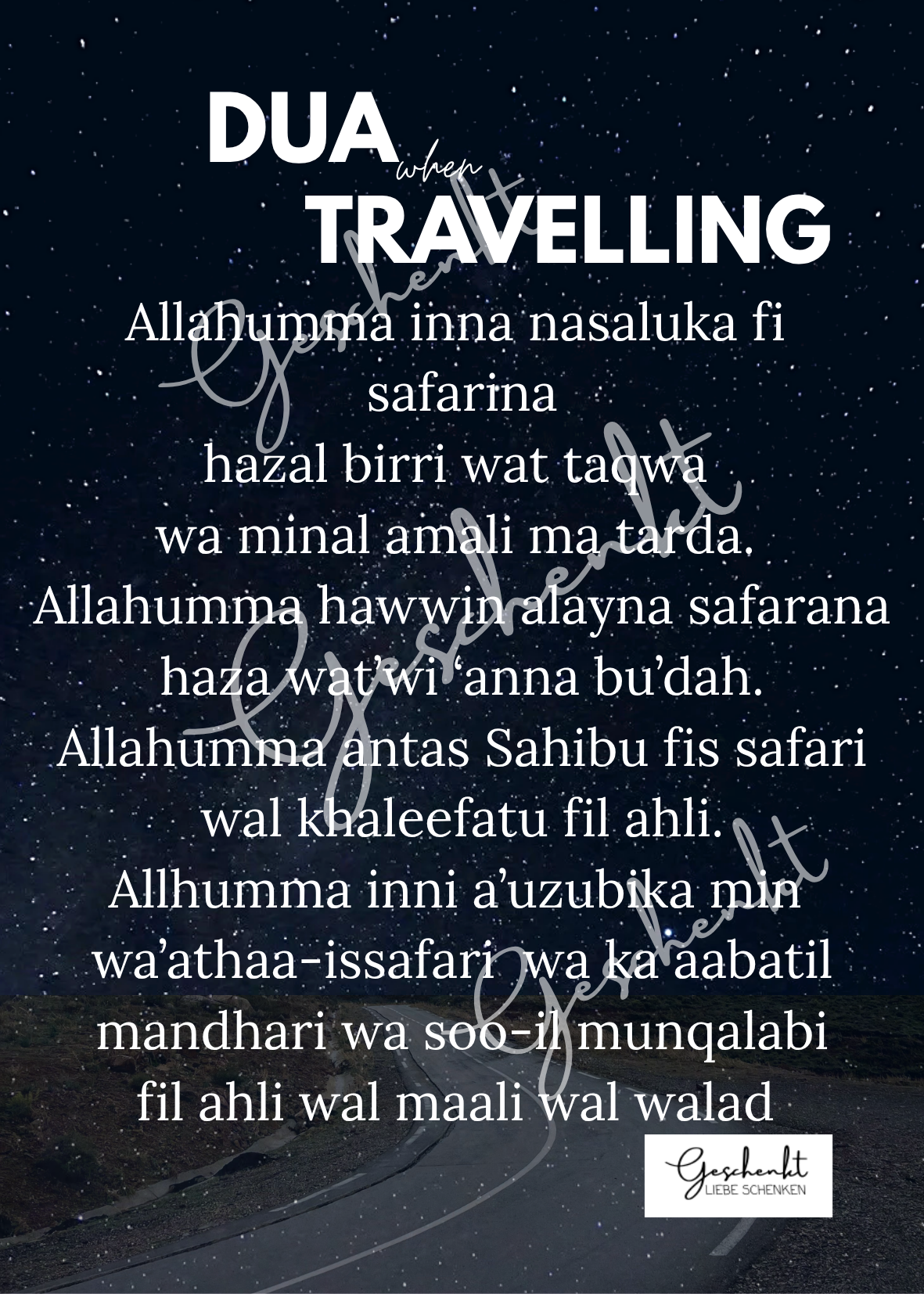 Travel Duas Collection