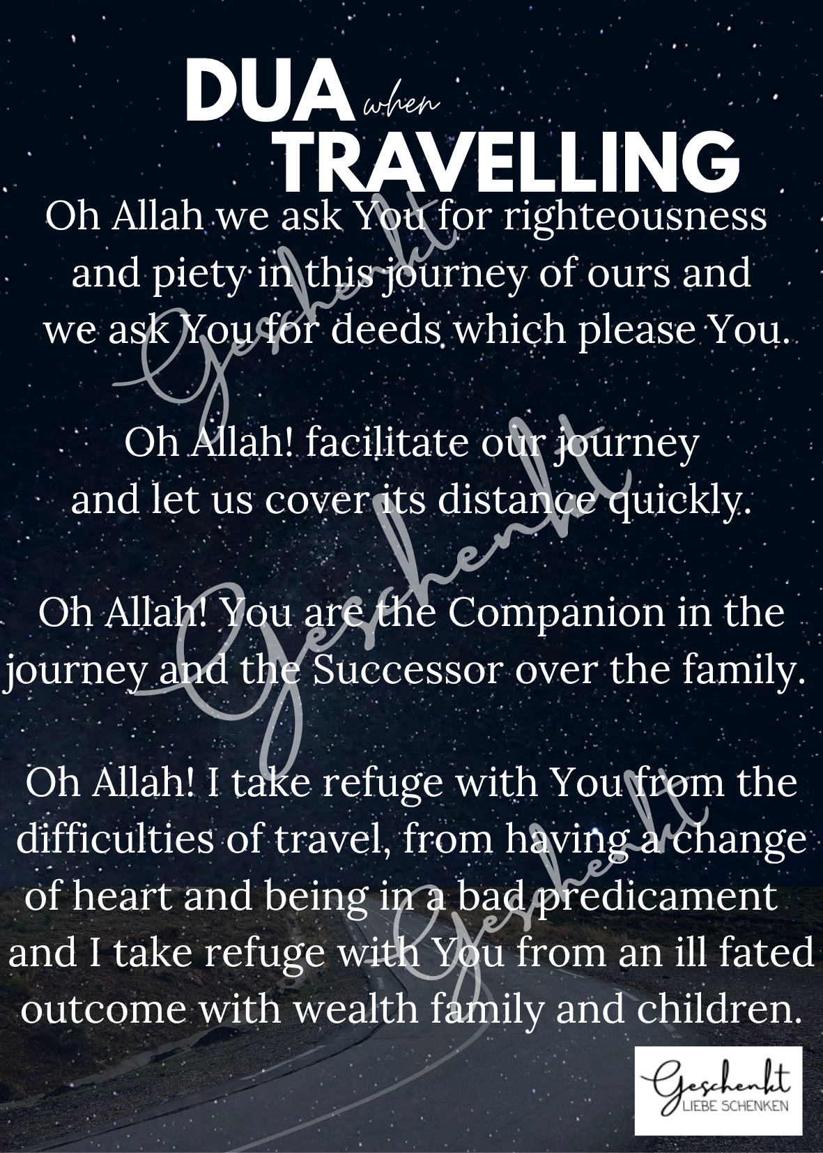 Travel Duas Collection