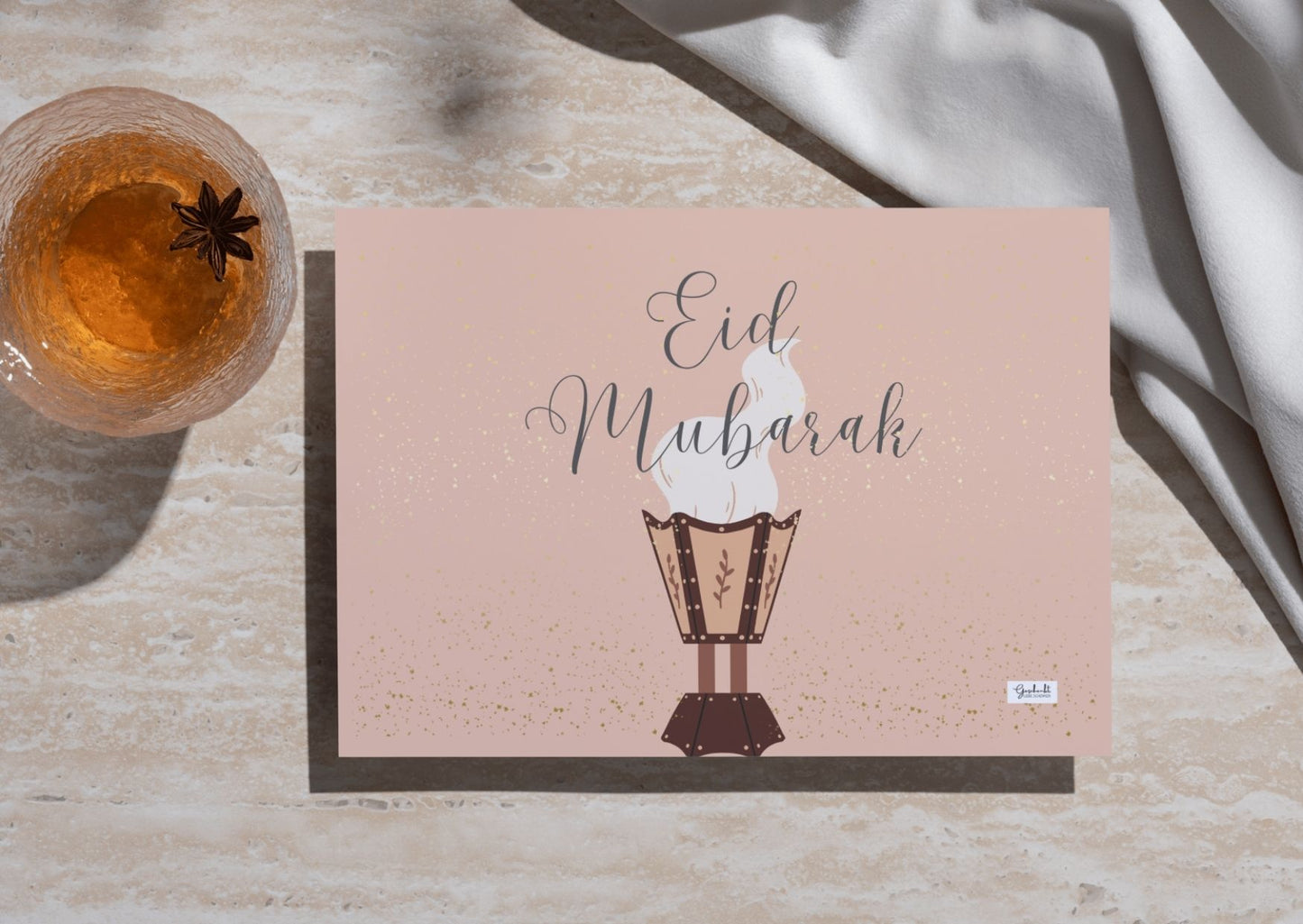 Eid Mubarak Bukhoor Card