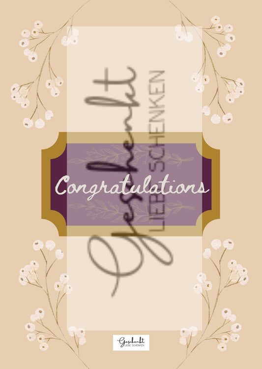 Congratulations Beige